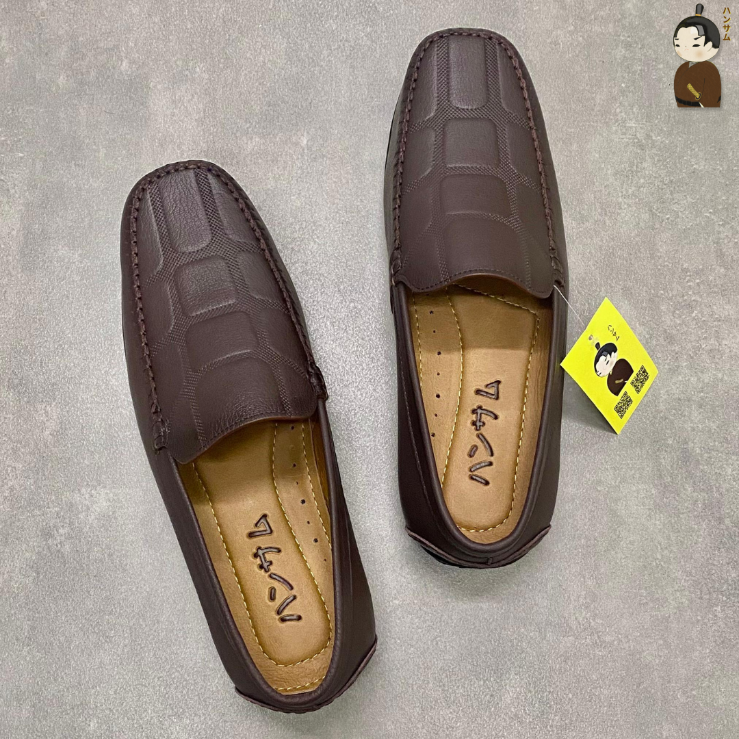 Hansamu Kai - Office Moccasin DGD9 Brown