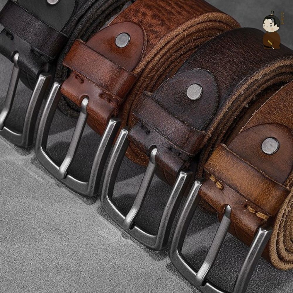 Hansamu Rin - Leather Belt BGA2 Espresso