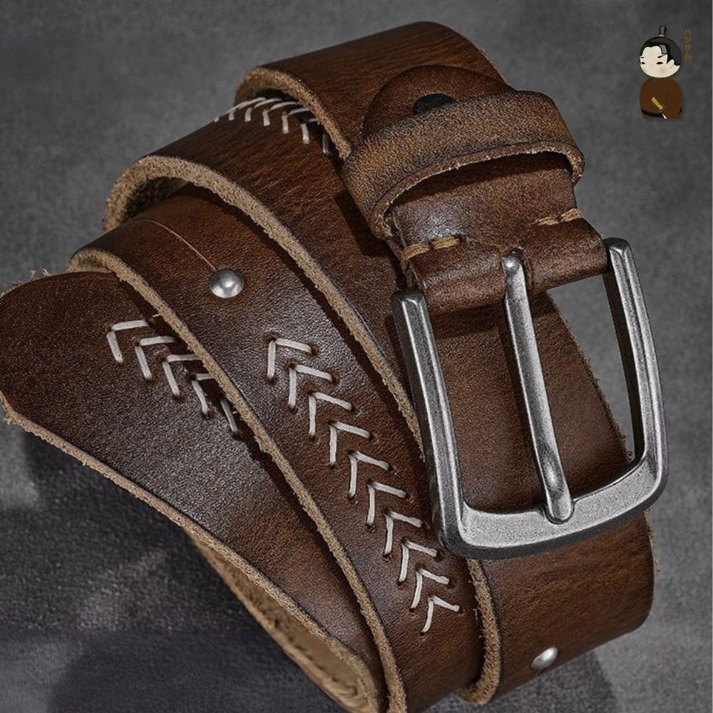 Hansamu Rin - Leather Belt BGA2 Espresso