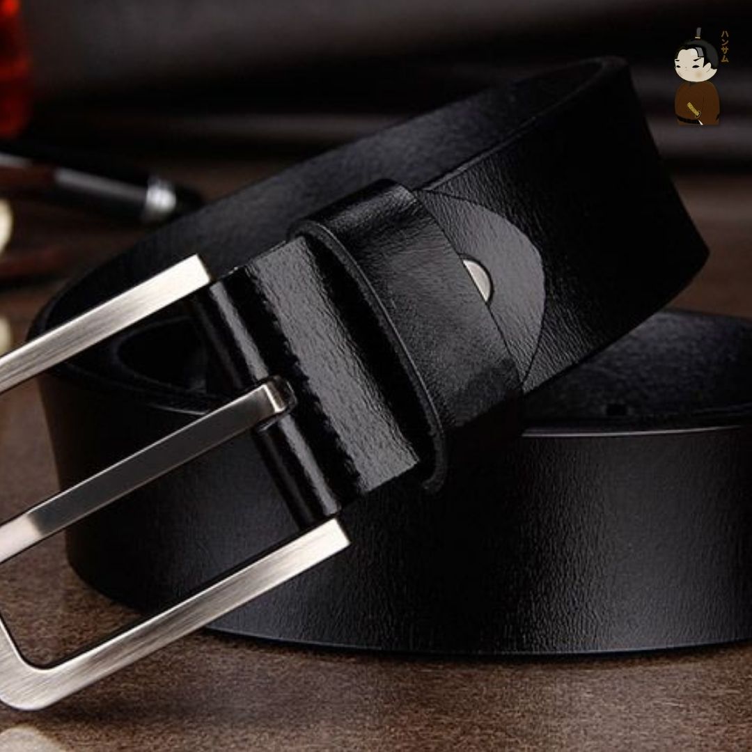 Hansamu Rin - Leather Belt BGA3 Black