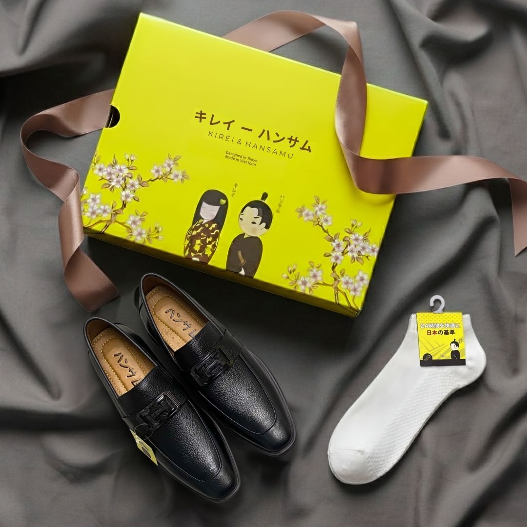 Hansamu Shin - 6cm Elevator Loafers DGD15 Black