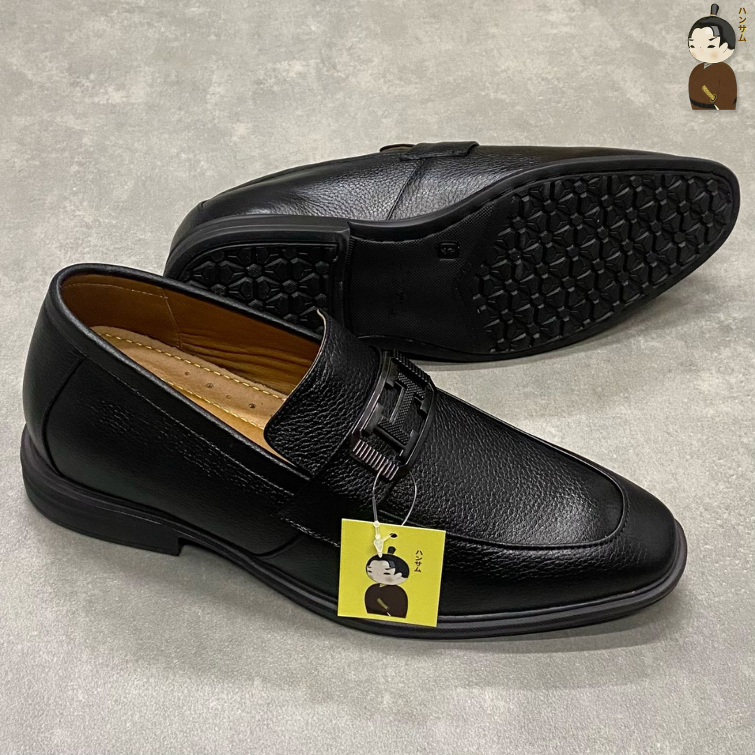 Hansamu Shin - 6cm Elevator Loafers DGD15 Black