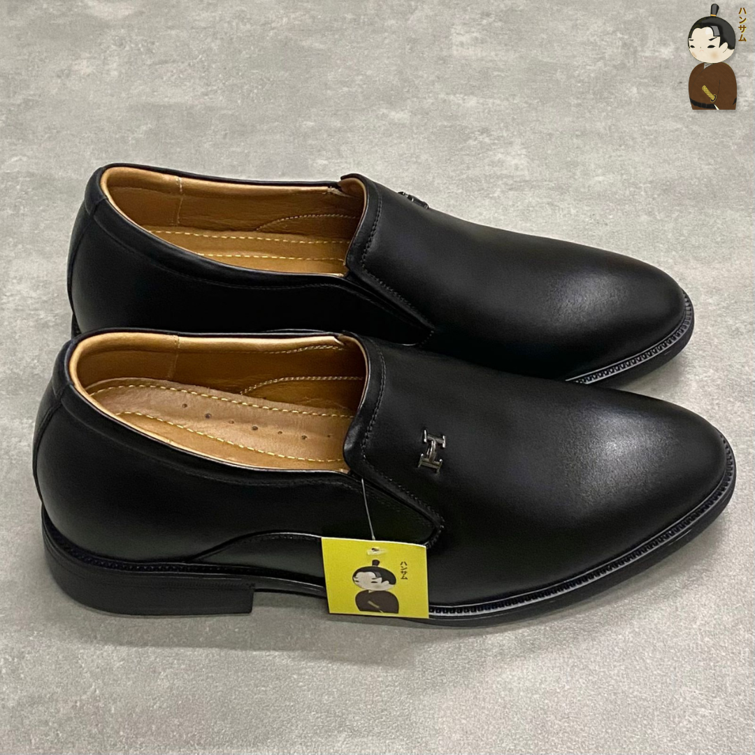 Hansamu Shin - 6cm Elevator Loafers DGD16 Black