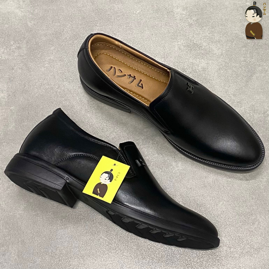 Hansamu Shin - 6cm Elevator Loafers DGD16 Black