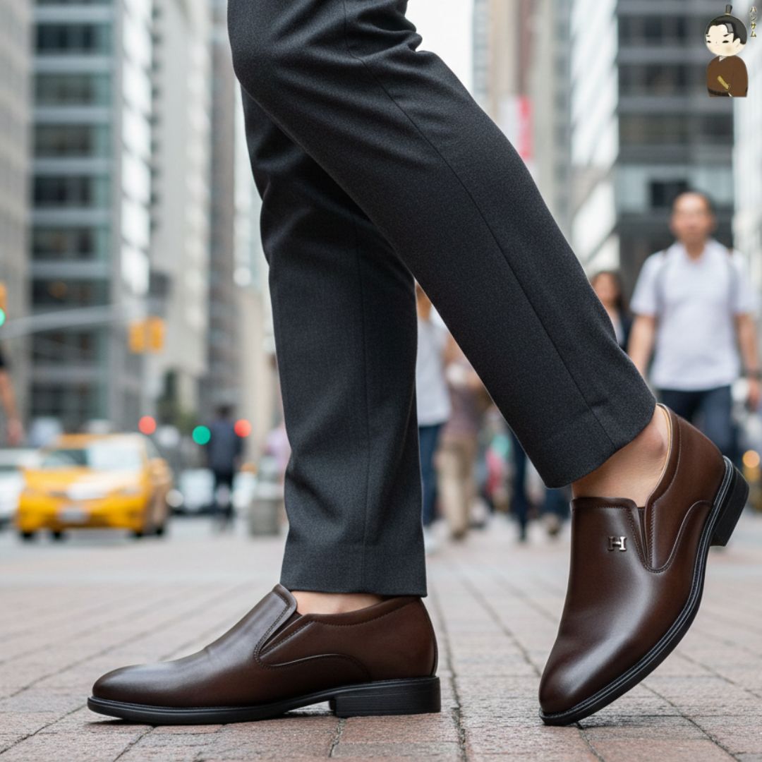 Hansamu Shin - 6cm Elevator Loafers DGD16 Brown