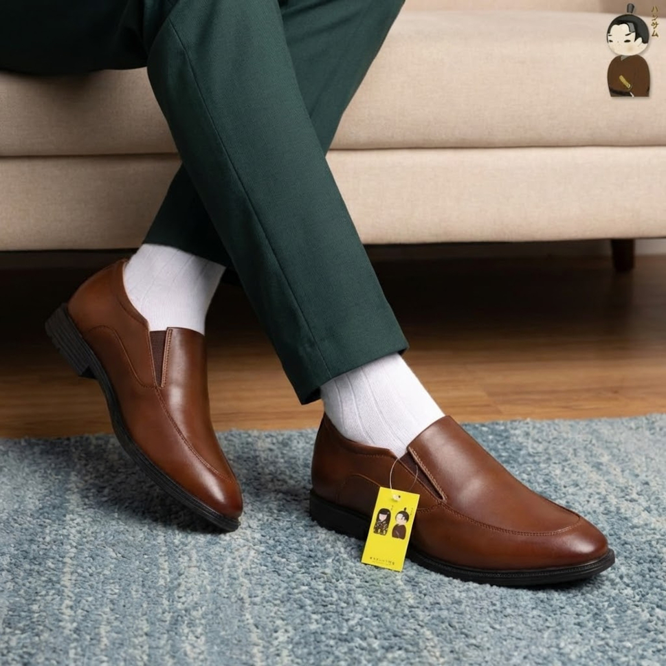 Hansamu Shin - 6cm Elevator Loafers DGD17 Brown