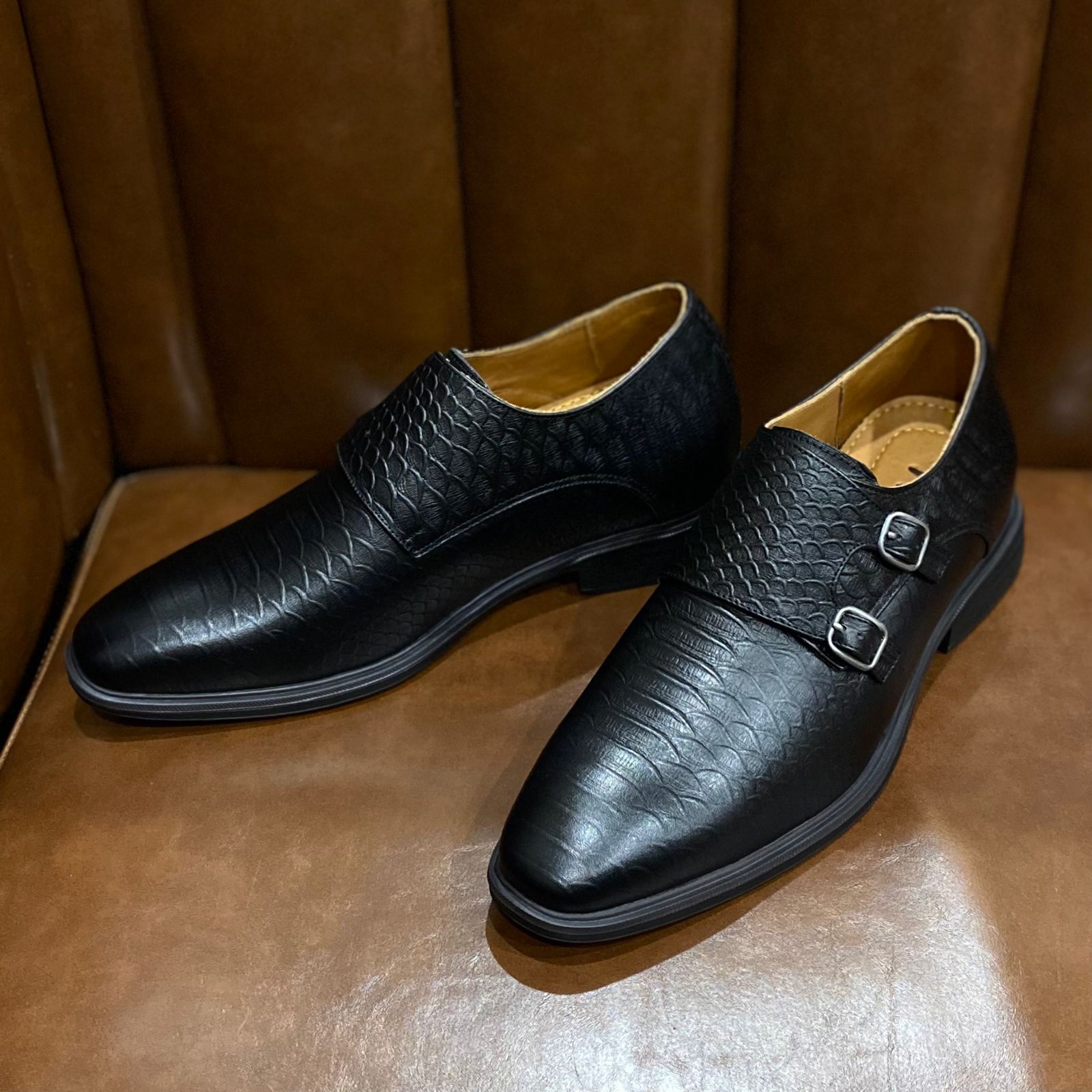 Hansamu Shin - 6cm Elevator Loafers DGD18 Black