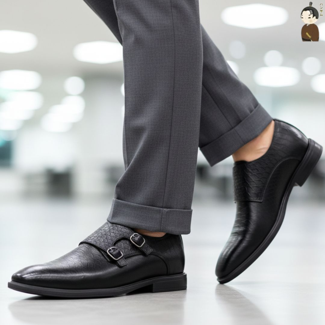 Hansamu Shin - 6cm Elevator Loafers DGD18 Black