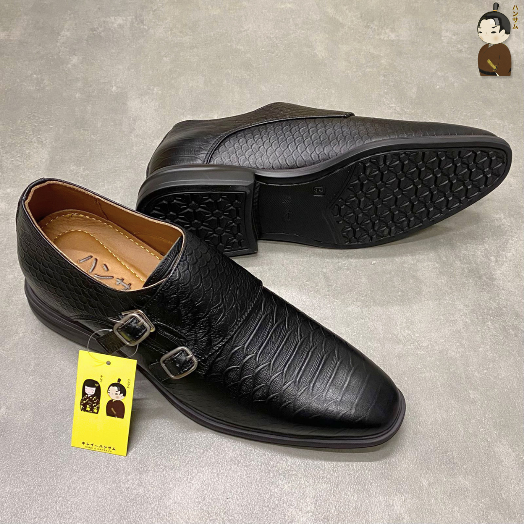 Hansamu Shin - 6cm Elevator Loafers DGD18 Black
