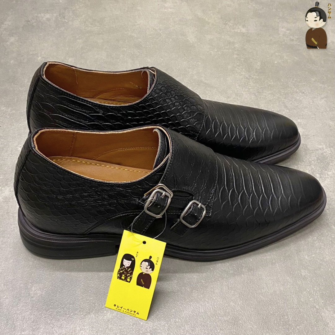 Hansamu Shin - 6cm Elevator Loafers DGD18 Black