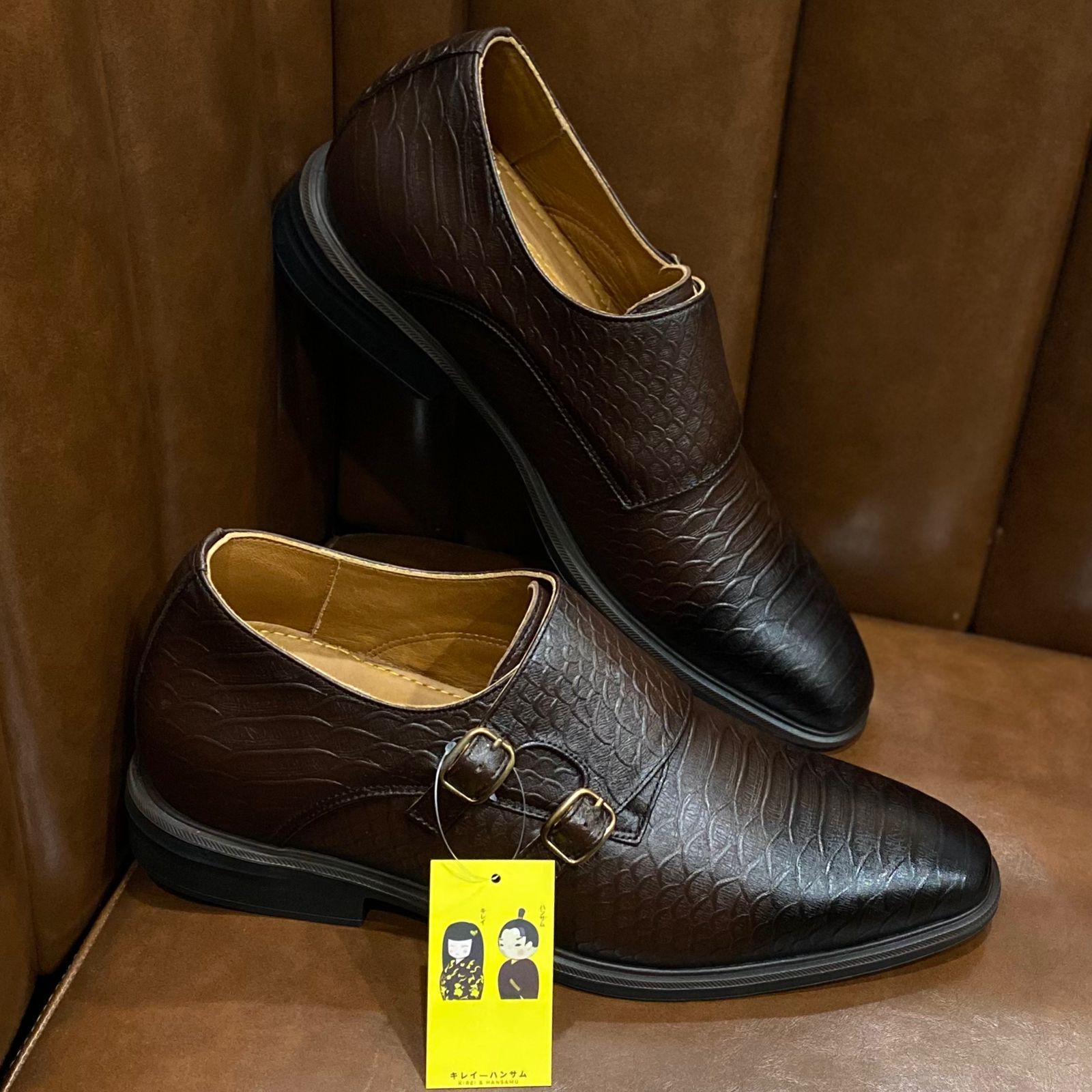 Hansamu Shin - 6cm Elevator Loafers DGD18 Brown