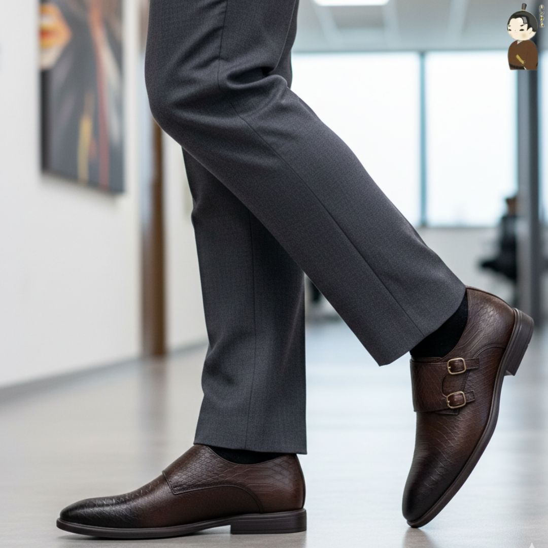 Hansamu Shin - 6cm Elevator Loafers DGD18 Brown