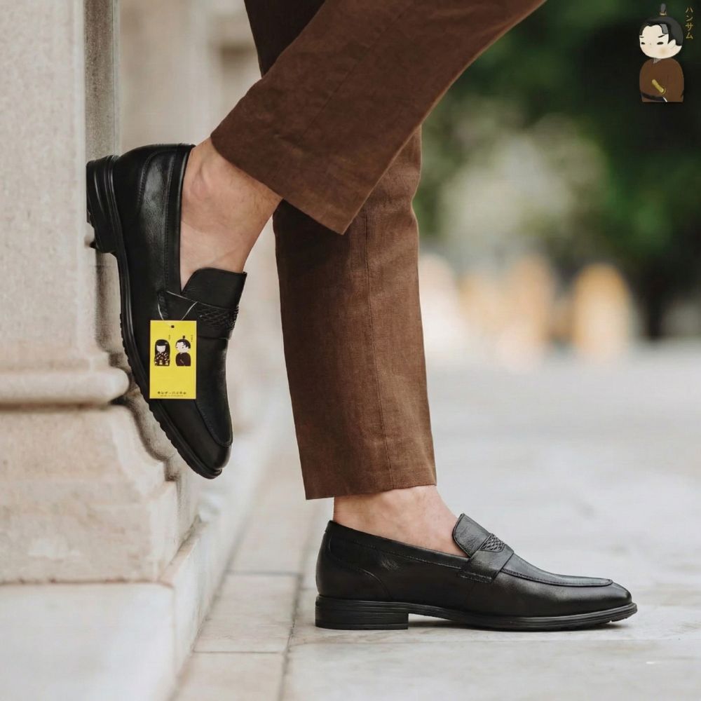 Hansamu Shin - 6cm Elevator Loafers DGD21 Black