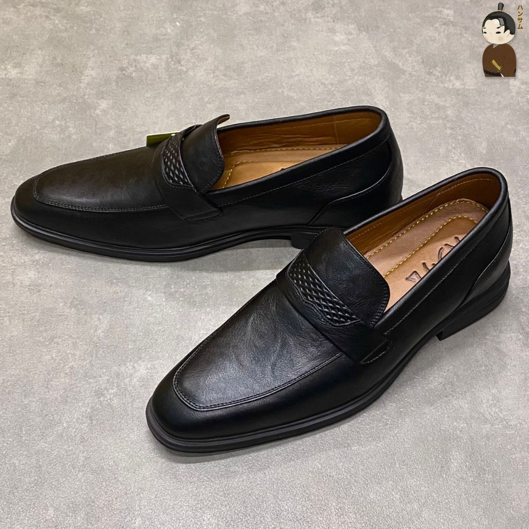 Hansamu Shin - 6cm Elevator Loafers DGD21 Black