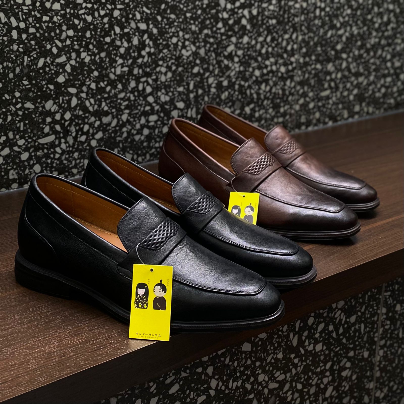 Hansamu Shin - 6cm Elevator Loafers DGD21 Brown