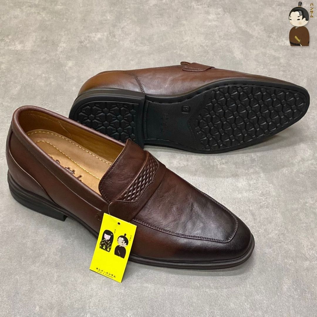 Hansamu Shin - 6cm Elevator Loafers DGD21 Brown