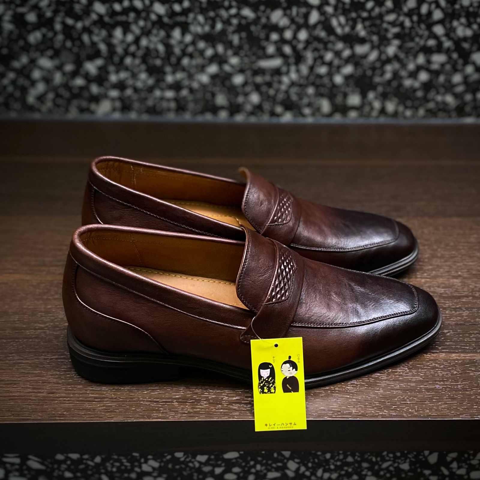 Hansamu Shin - 6cm Elevator Loafers DGD21 Brown