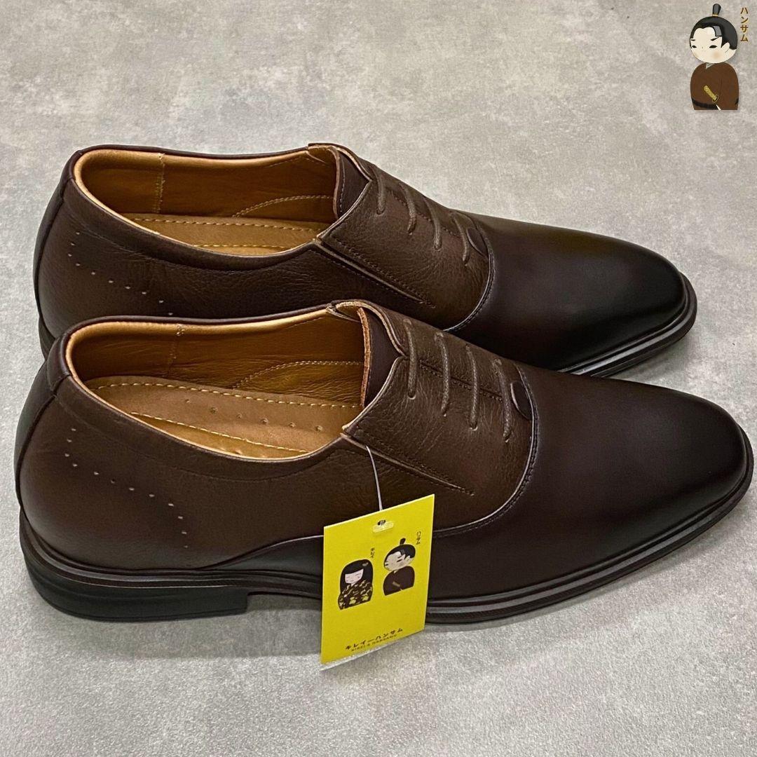 Hansamu Shin - 6cm Elevator Loafers DGD23 Brown