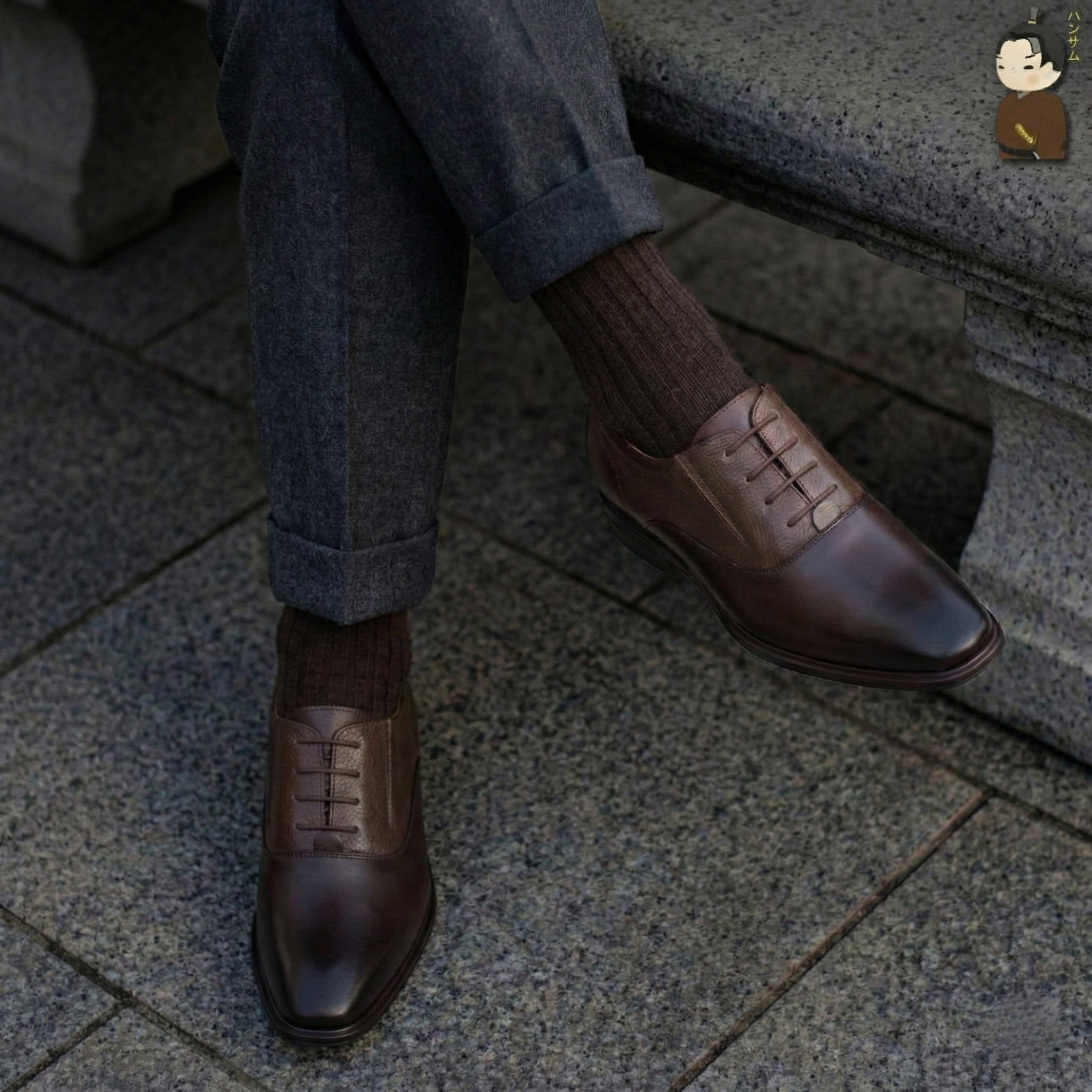 Hansamu Shin - 6cm Elevator Loafers DGD23 Brown