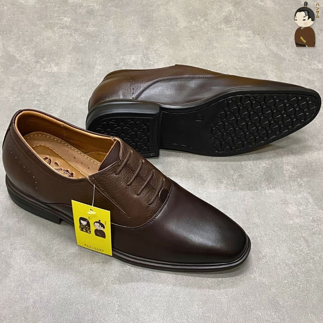 Hansamu Shin - 6cm Elevator Loafers DGD23 Brown