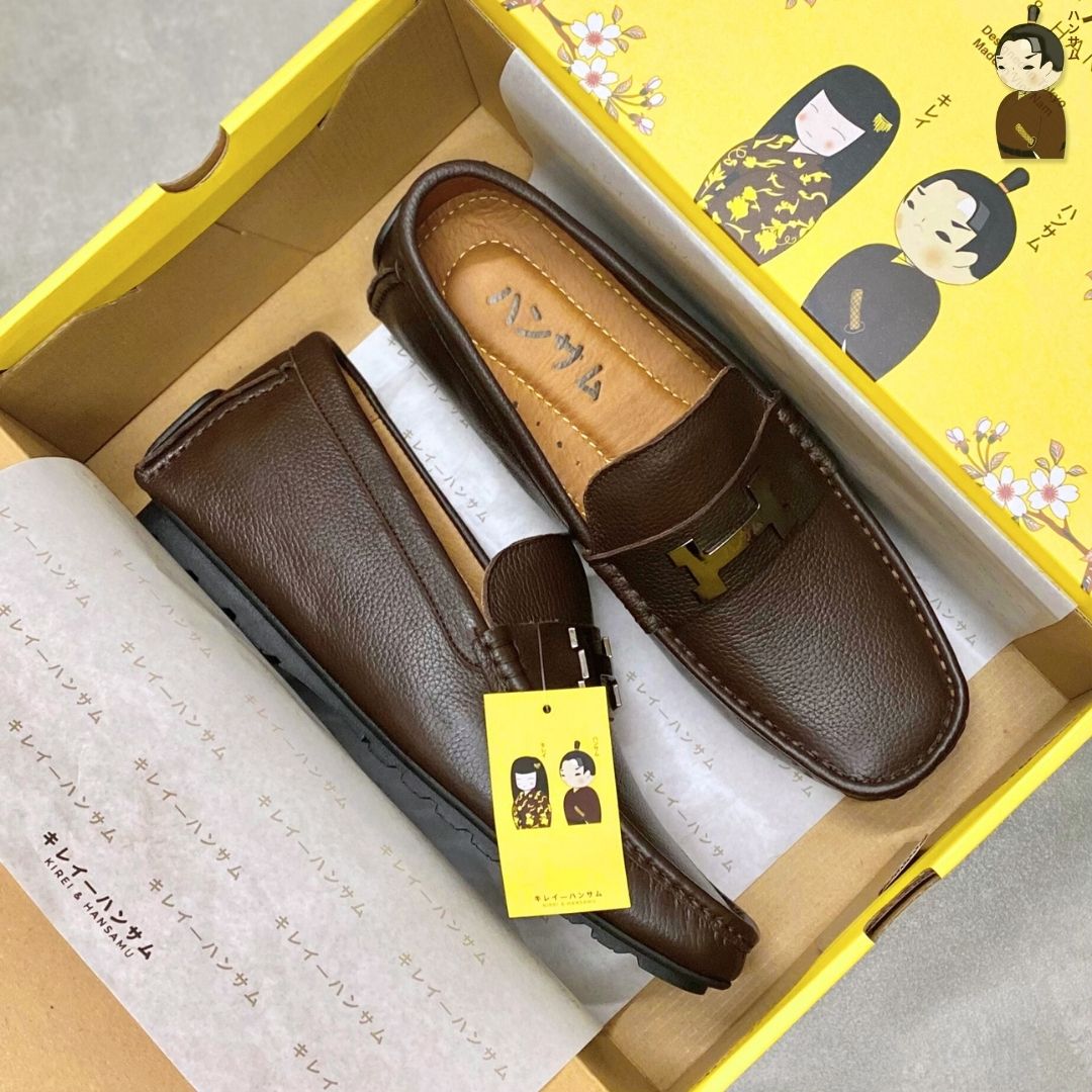 Hansamu Shin - 6cm Elevator Loafers DGD24 Brown