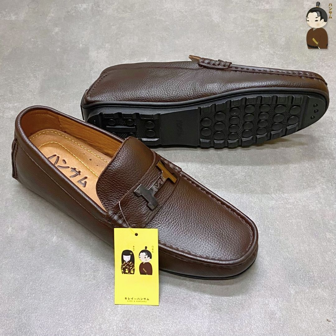 Hansamu Shin - 6cm Elevator Loafers DGD24 Brown