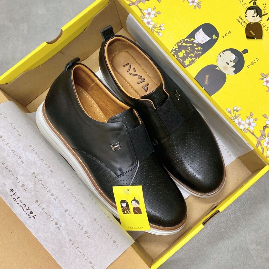 Hansamu Shin - 6cm Elevator Loafers DGD25 Black
