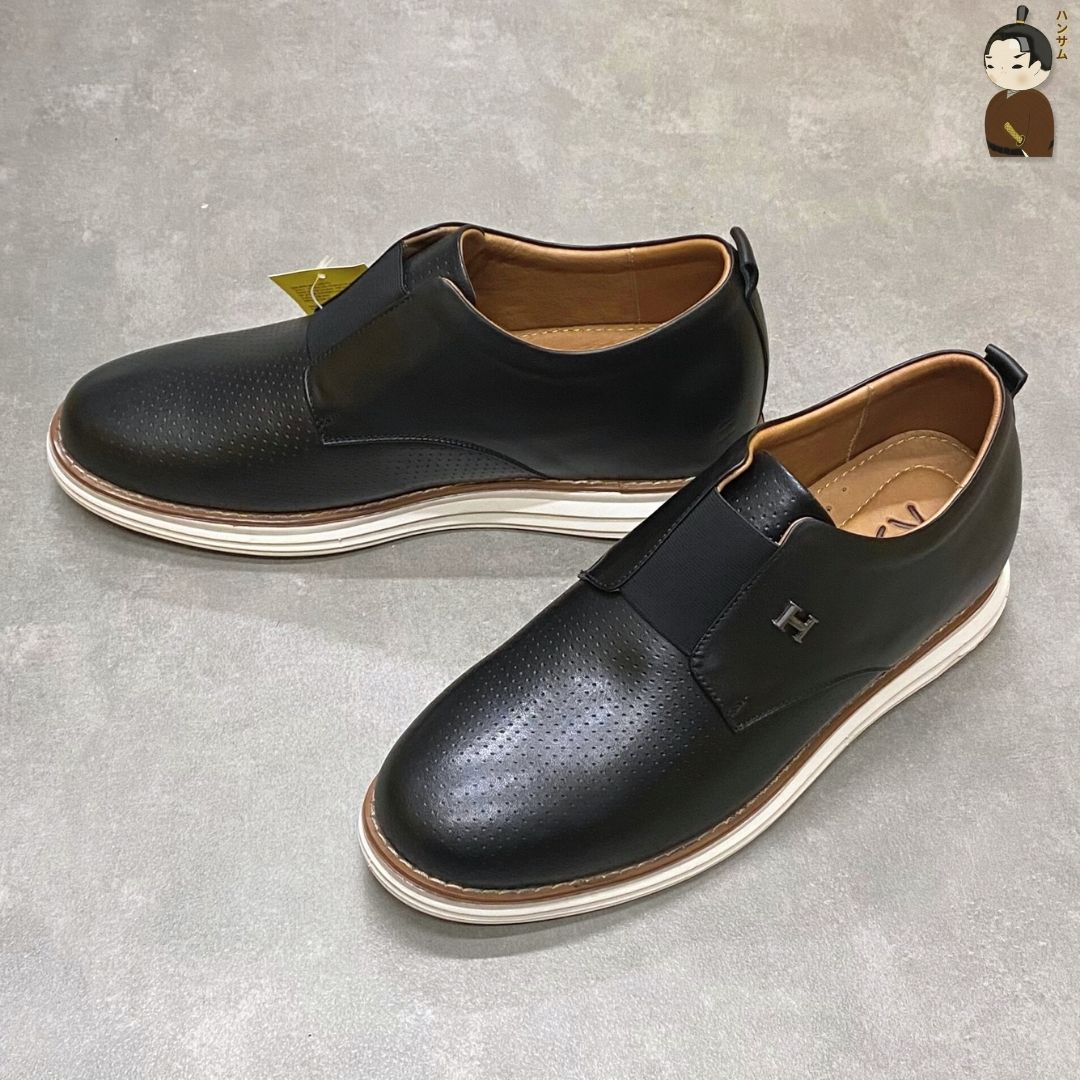 Hansamu Shin - 6cm Elevator Loafers DGD25 Black
