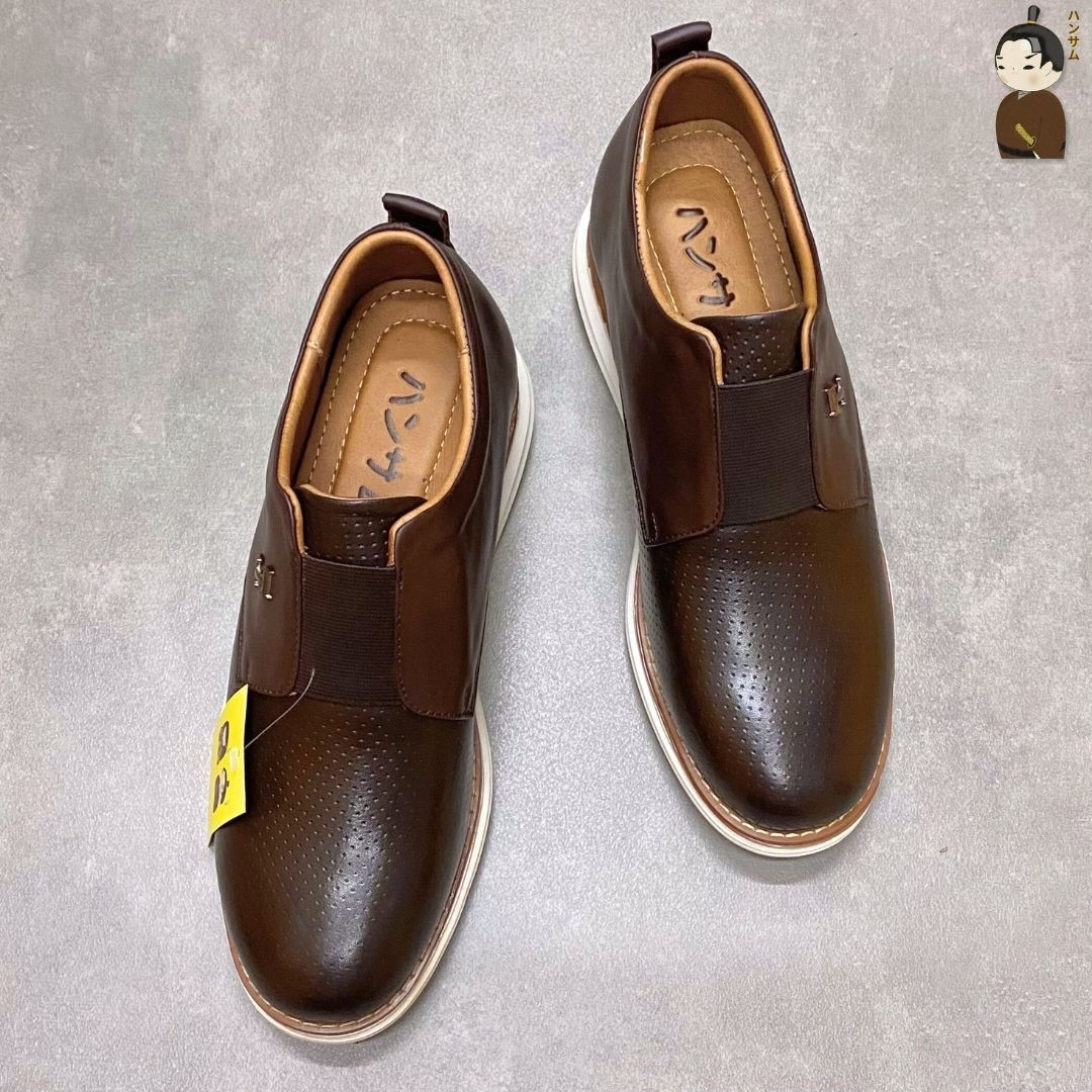 Hansamu Shin - 6cm Elevator Loafers DGD25 Brown