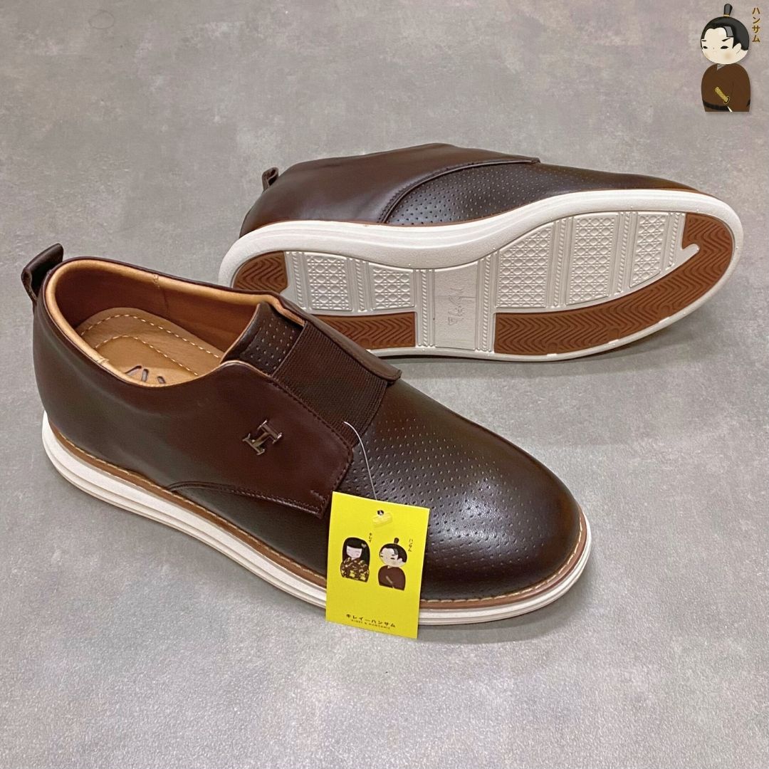 Hansamu Shin - 6cm Elevator Loafers DGD25 Brown