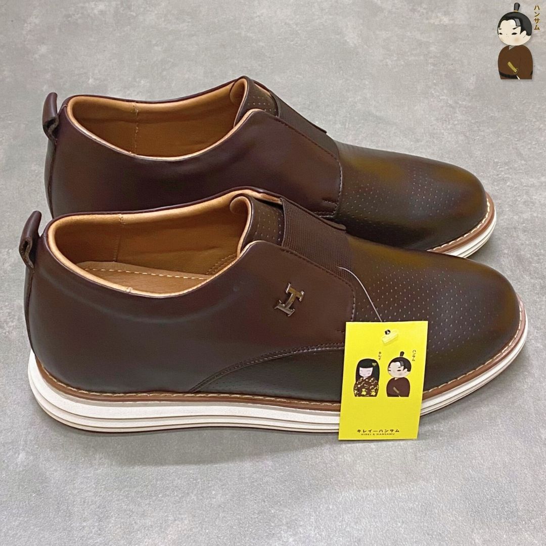 Hansamu Shin - 6cm Elevator Loafers DGD25 Brown