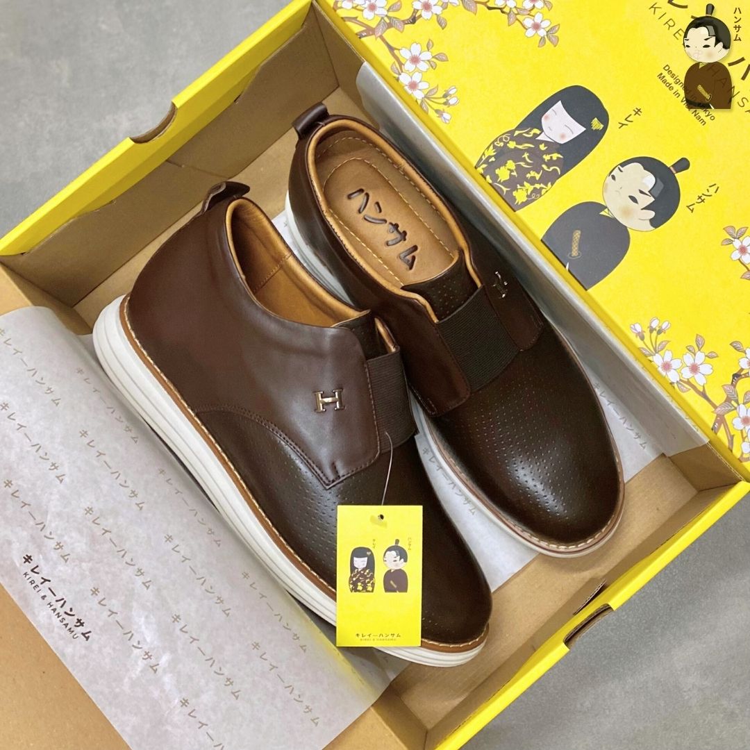 Hansamu Shin - 6cm Elevator Loafers DGD25 Brown