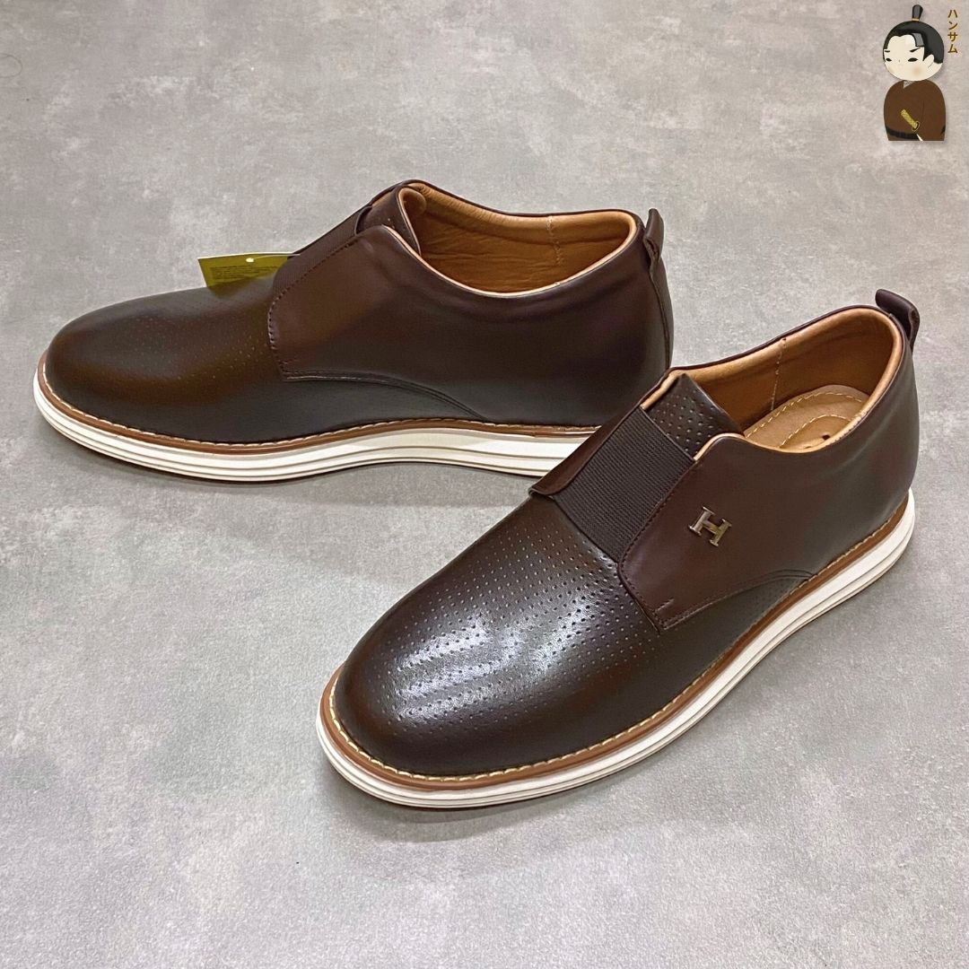 Hansamu Shin - 6cm Elevator Loafers DGD25 Brown