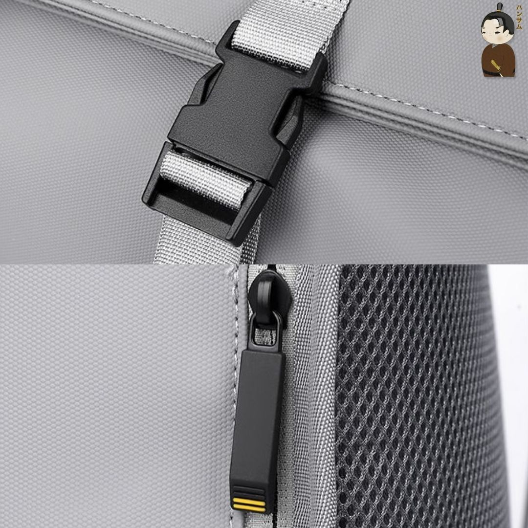 Hansamu Tora - Waterproof Backpack BGB12 Light Grey