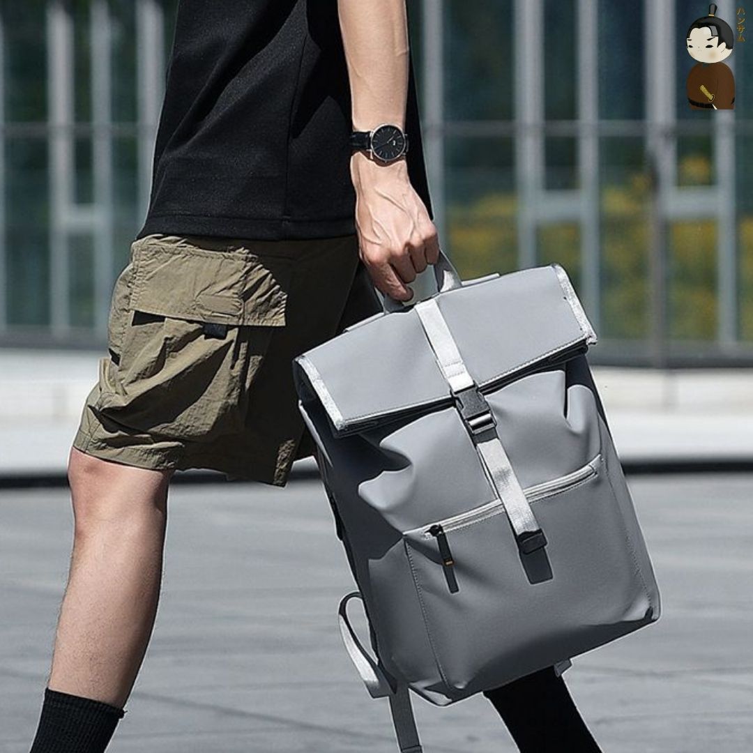 Hansamu Tora - Waterproof Backpack BGB20 Light Grey