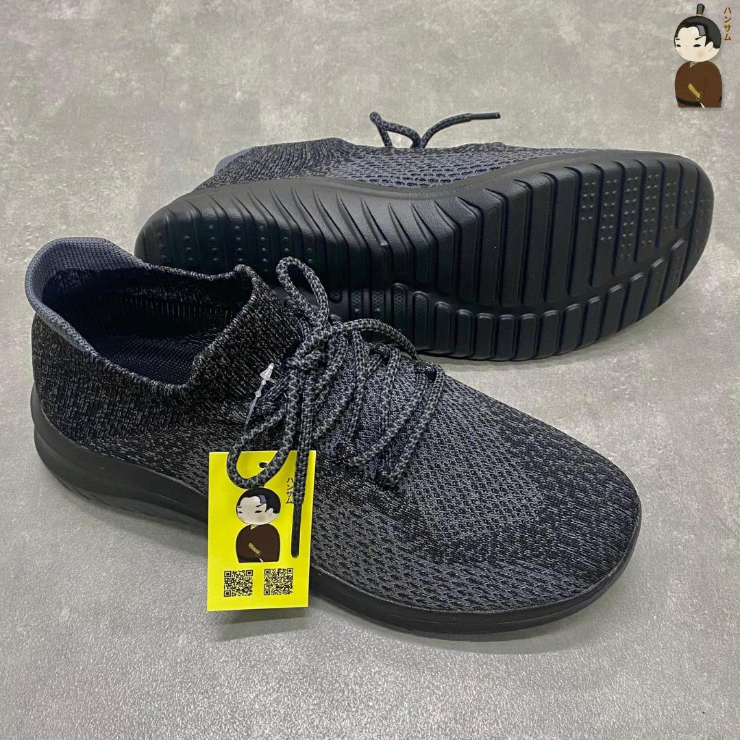 Hansamu Walk BG Unisex Shoes Black Gray