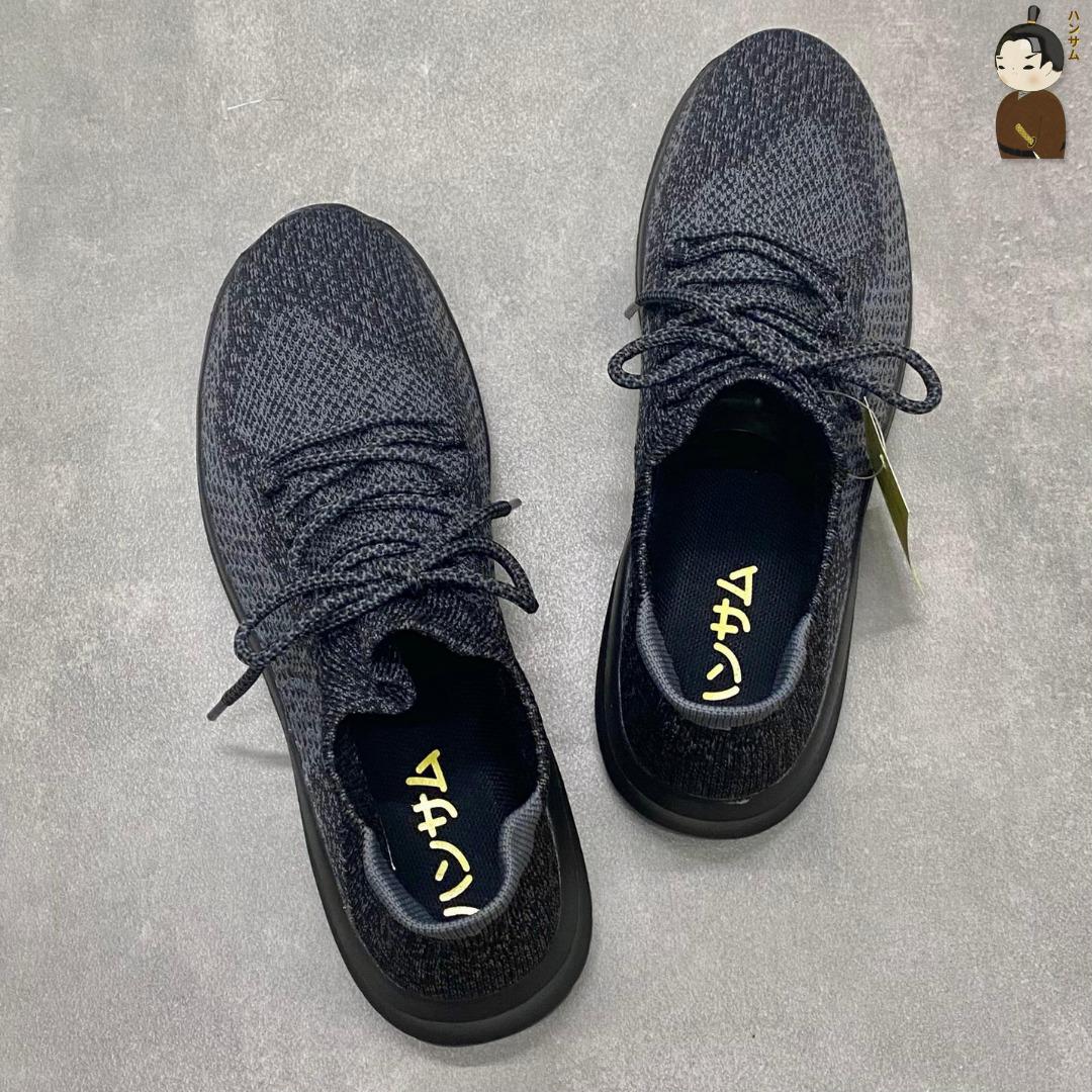 Hansamu Walk BG Unisex Shoes Black Gray
