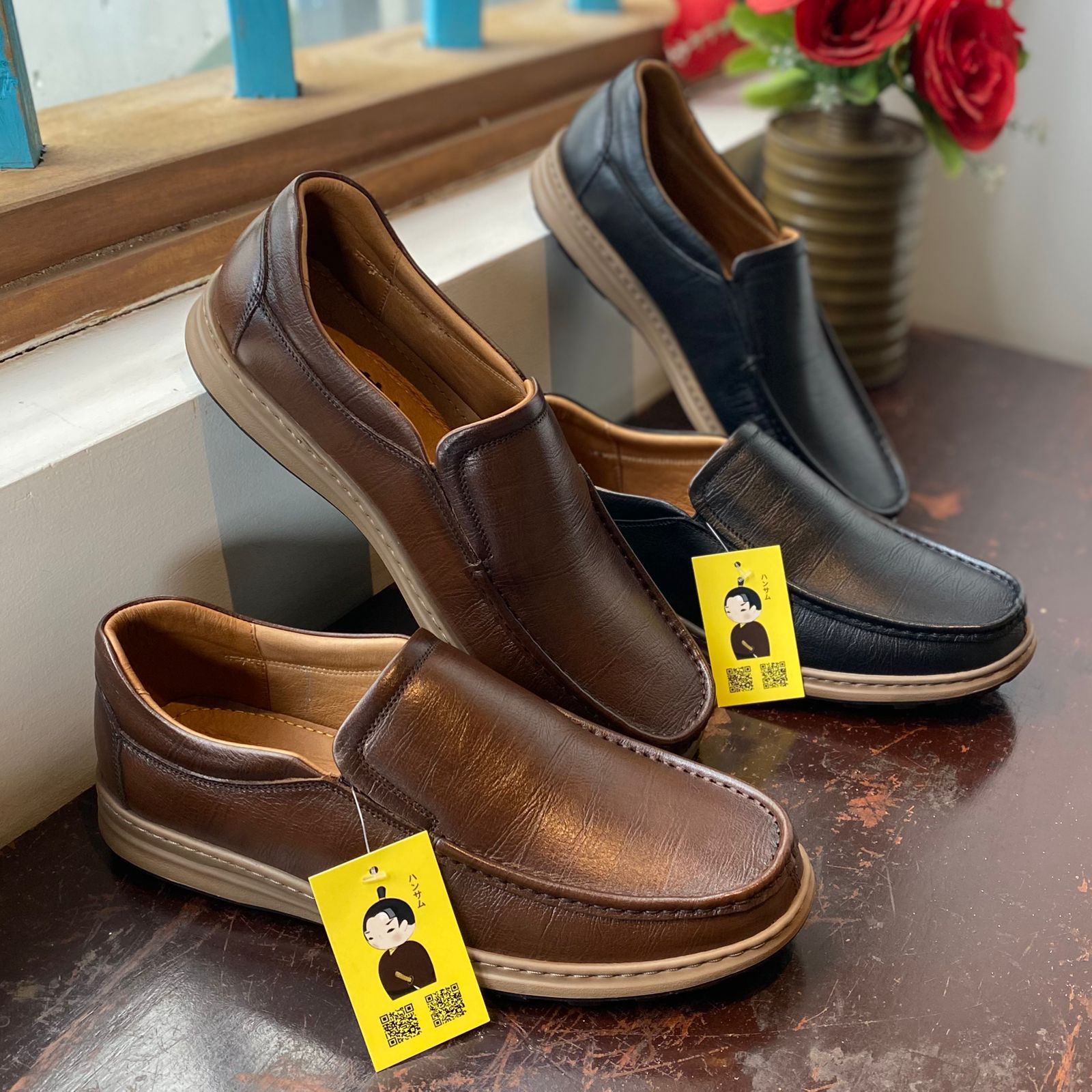 Hansamu Zen - Office Loafers DGD03 Black