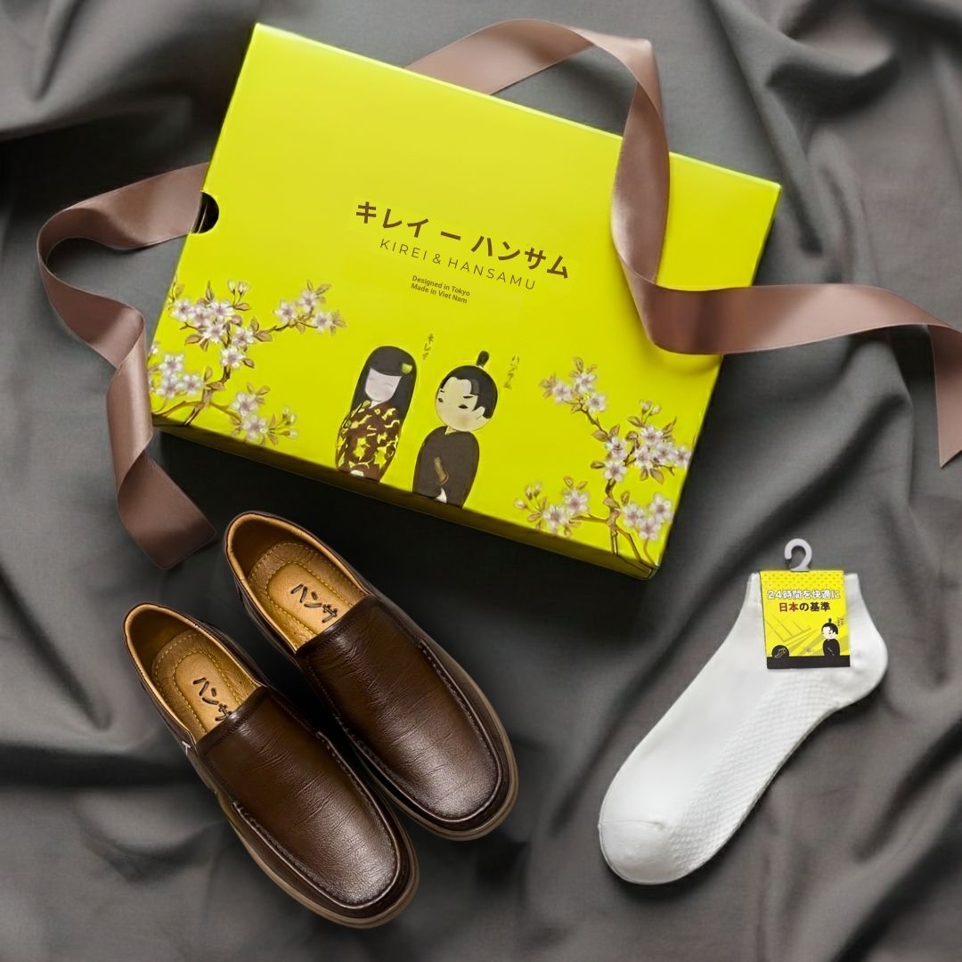 Hansamu Zen - Office Loafers DGD03 Brown