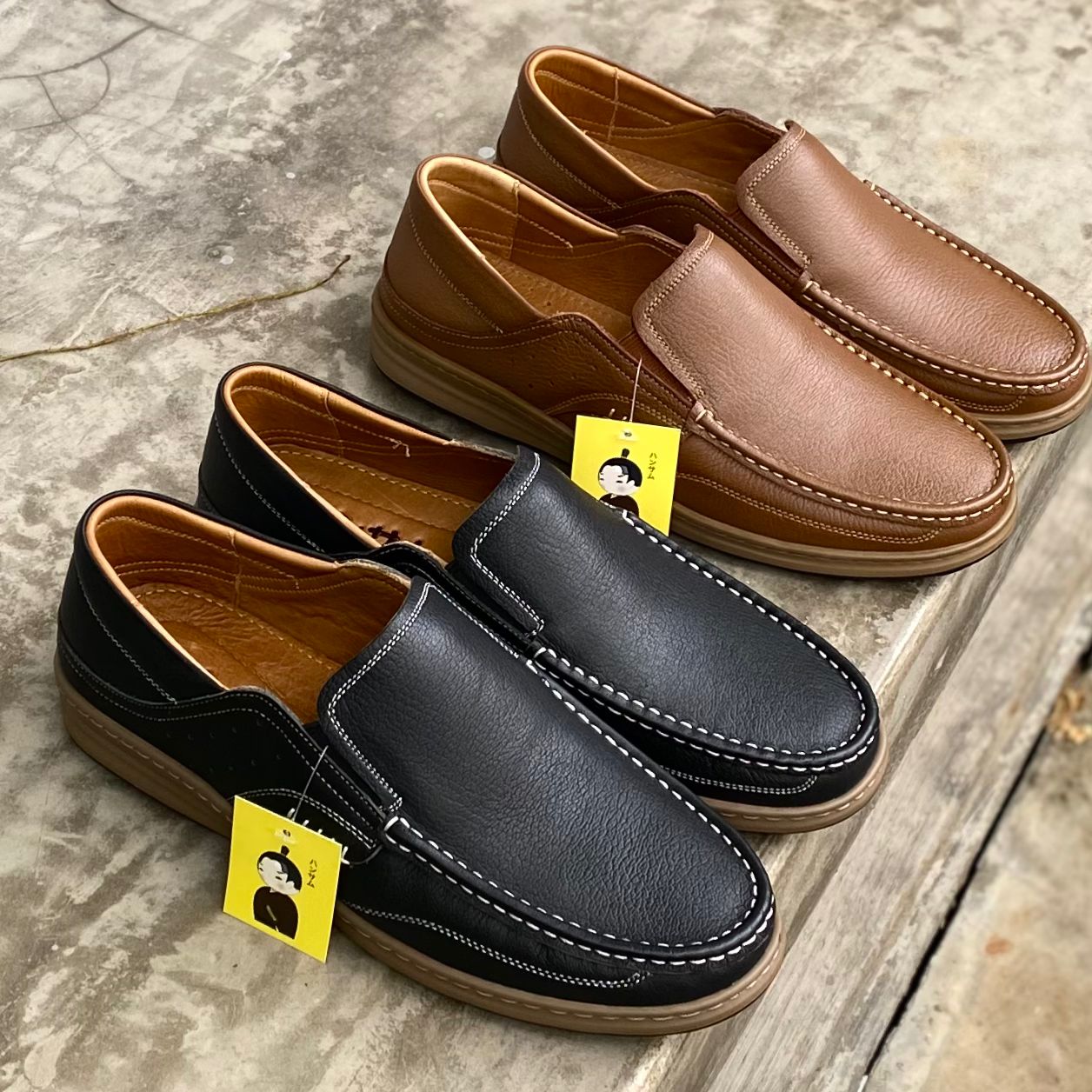 Hansamu Zen - Office Loafers DGD05 Black