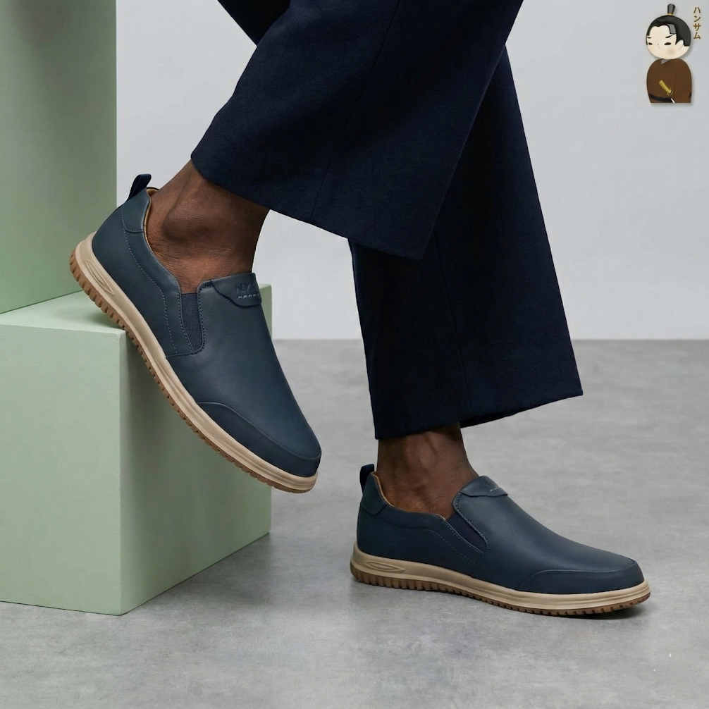 Hansamu Zen - Office Loafers DGD08 D.Green