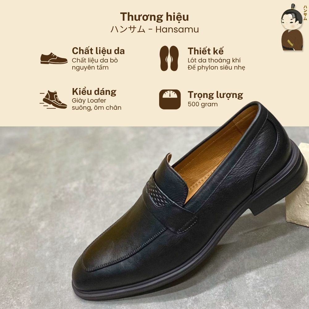 Hansamu Zen - Office Loafers DGD20 Black
