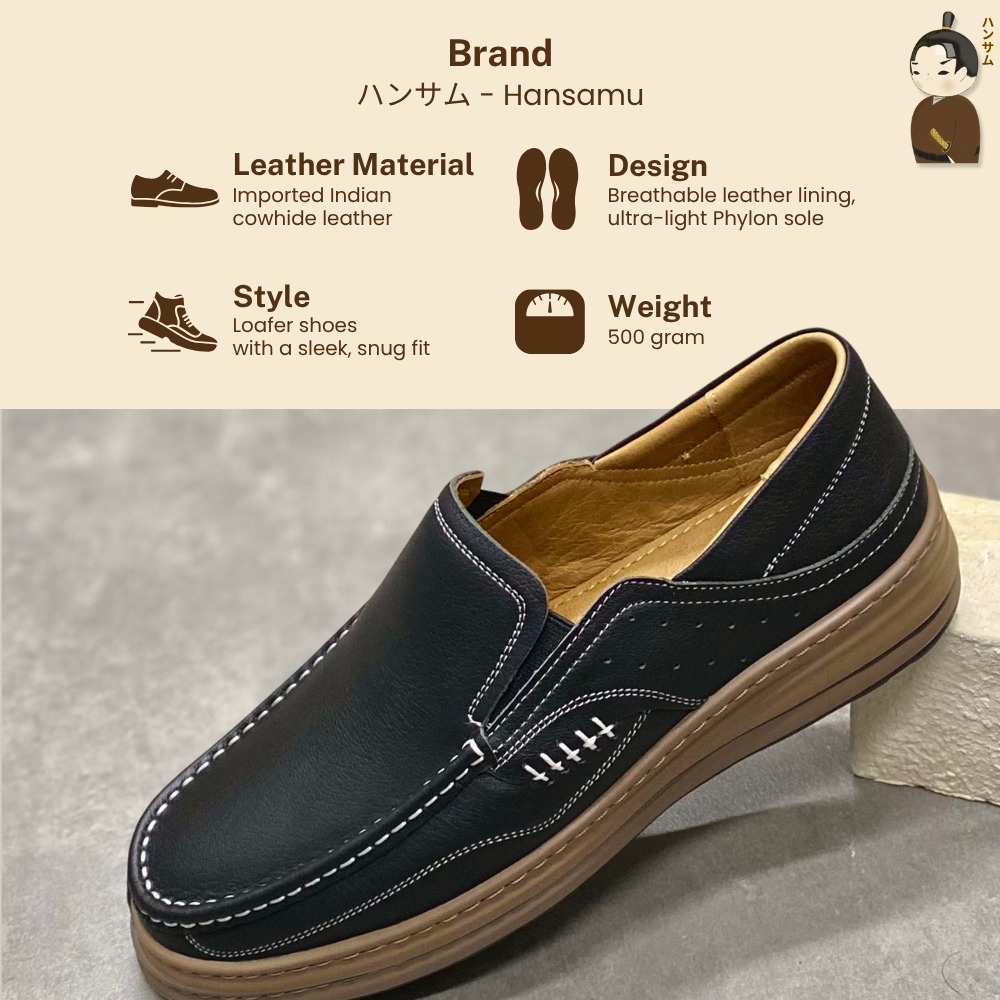Hansamu Zen - Office Loafers DGD5 Black
