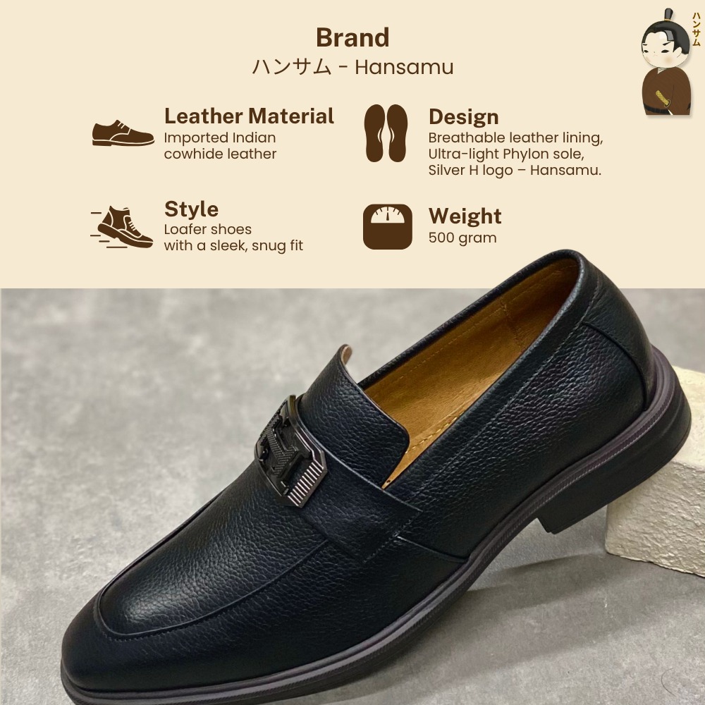 Hansamu Zen - Office Loafers DGD6 Black