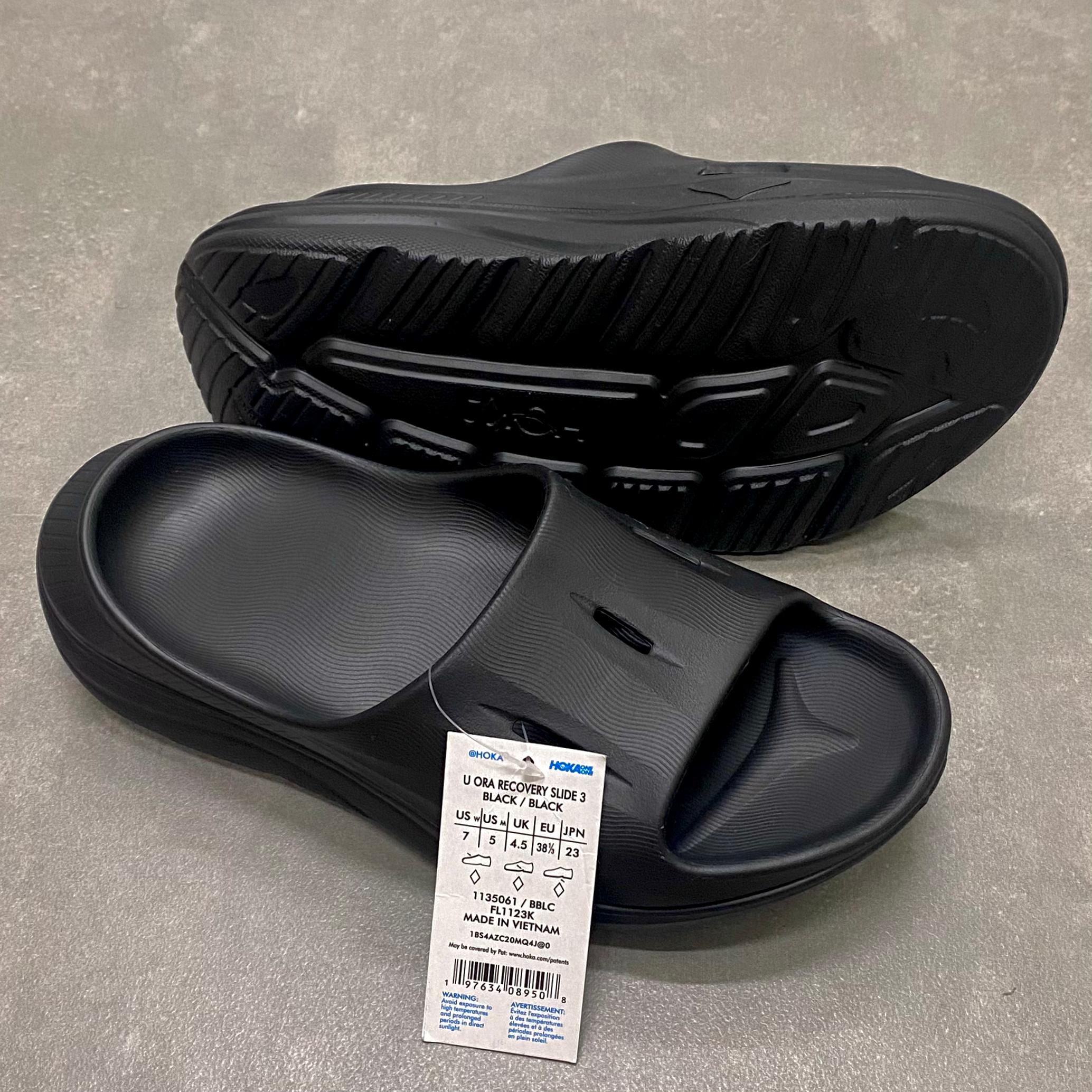 Hoka Ora Recovery Slide 3 DD Black
