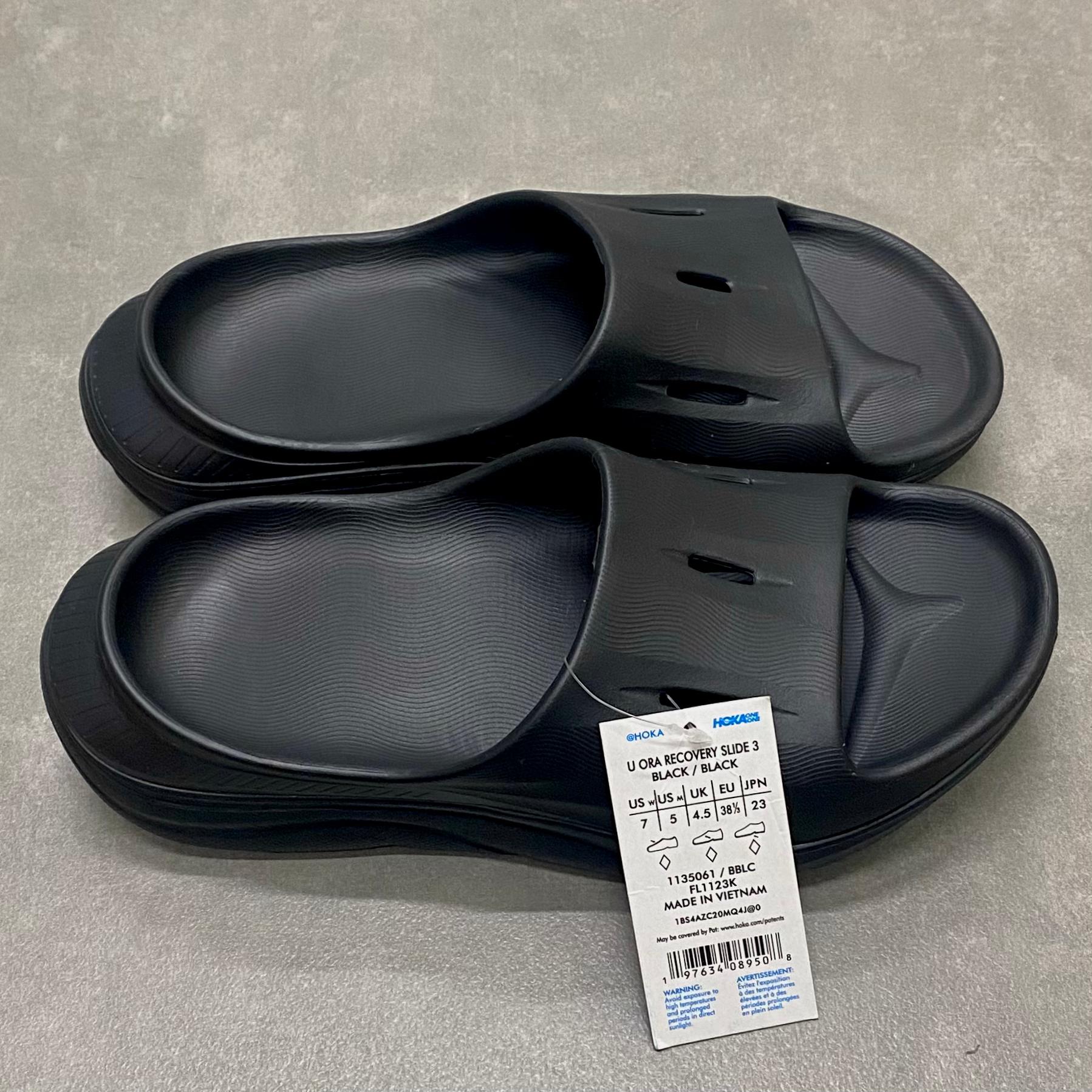Hoka Ora Recovery Slide 3 DD Black