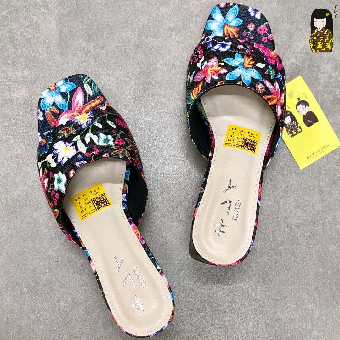 Kirei Biteki - Office Block Heel CP07 Black