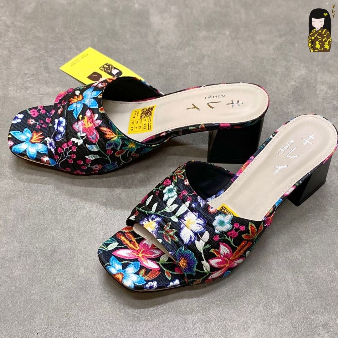 Kirei Biteki - Office Block Heel CP07 Black