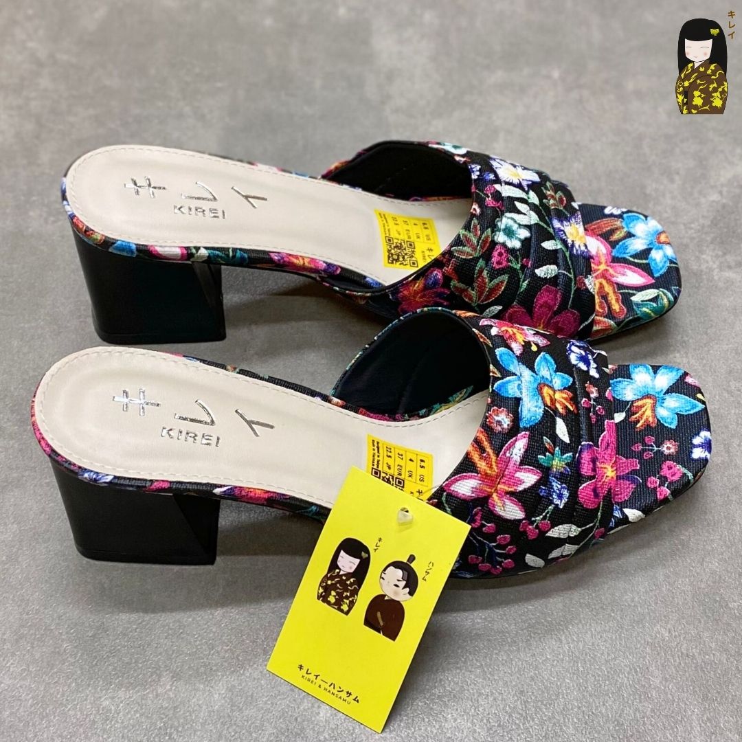 Kirei Biteki - Office Block Heel CP07 Black