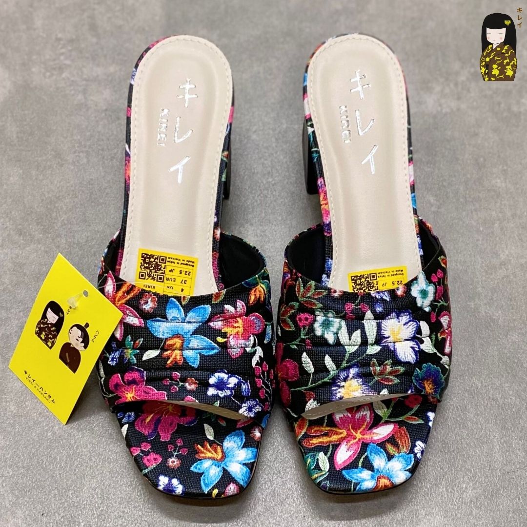 Kirei Biteki - Office Block Heel CP07 Black